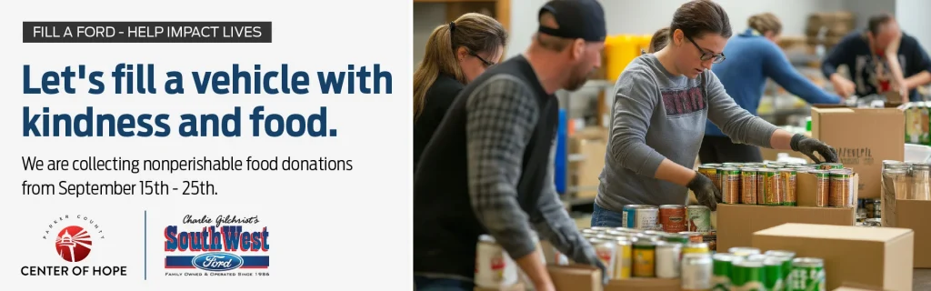 SouthWest Ford Fill A Ford Food Drive Event