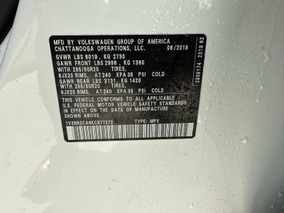 2019 Volkswagen Atlas SEL Premium 4Motion