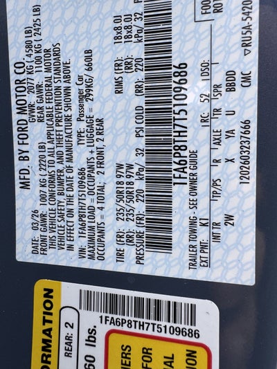 2026 Ford Mustang EcoBoost