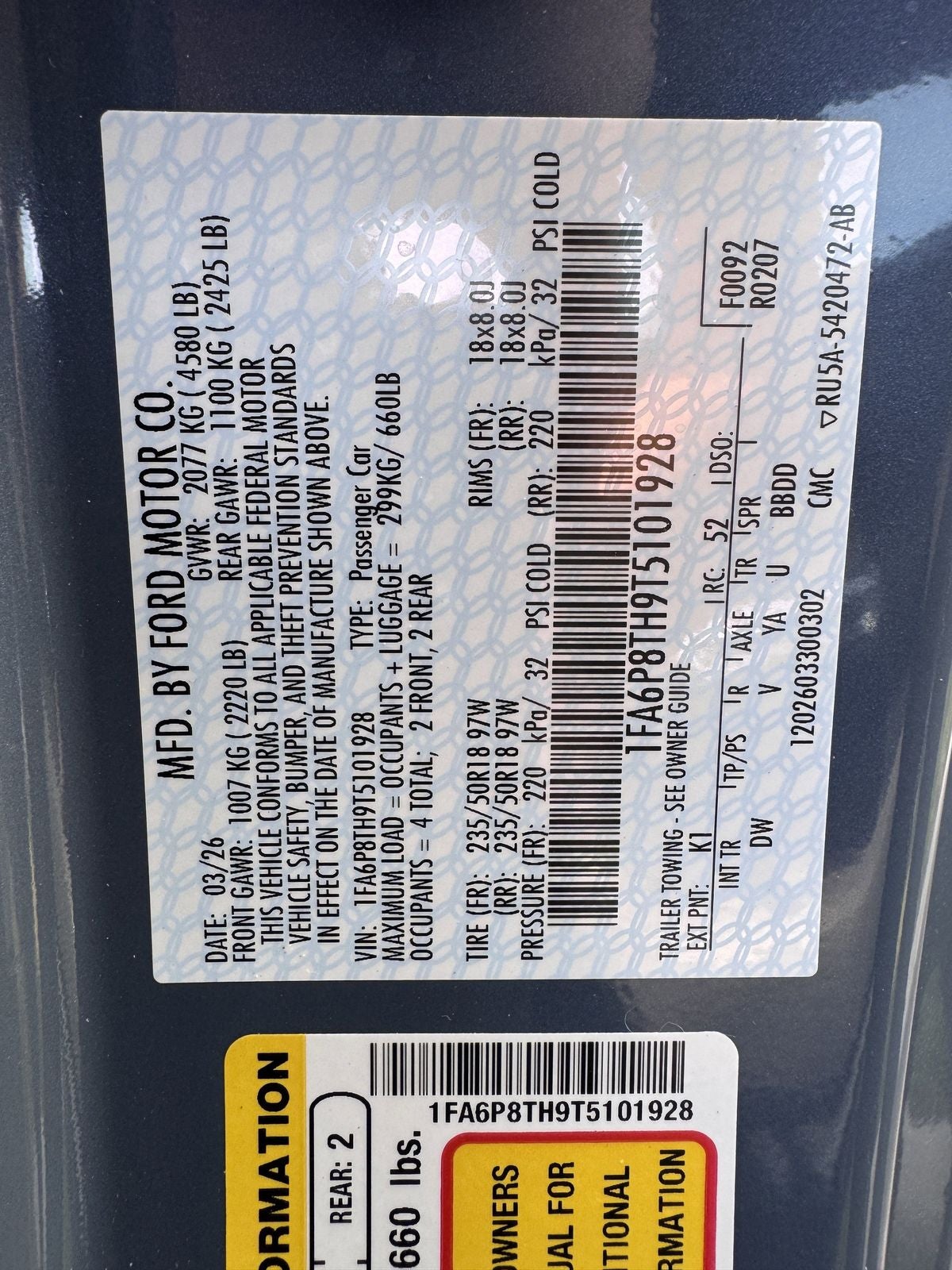 2026 Ford Mustang EcoBoost