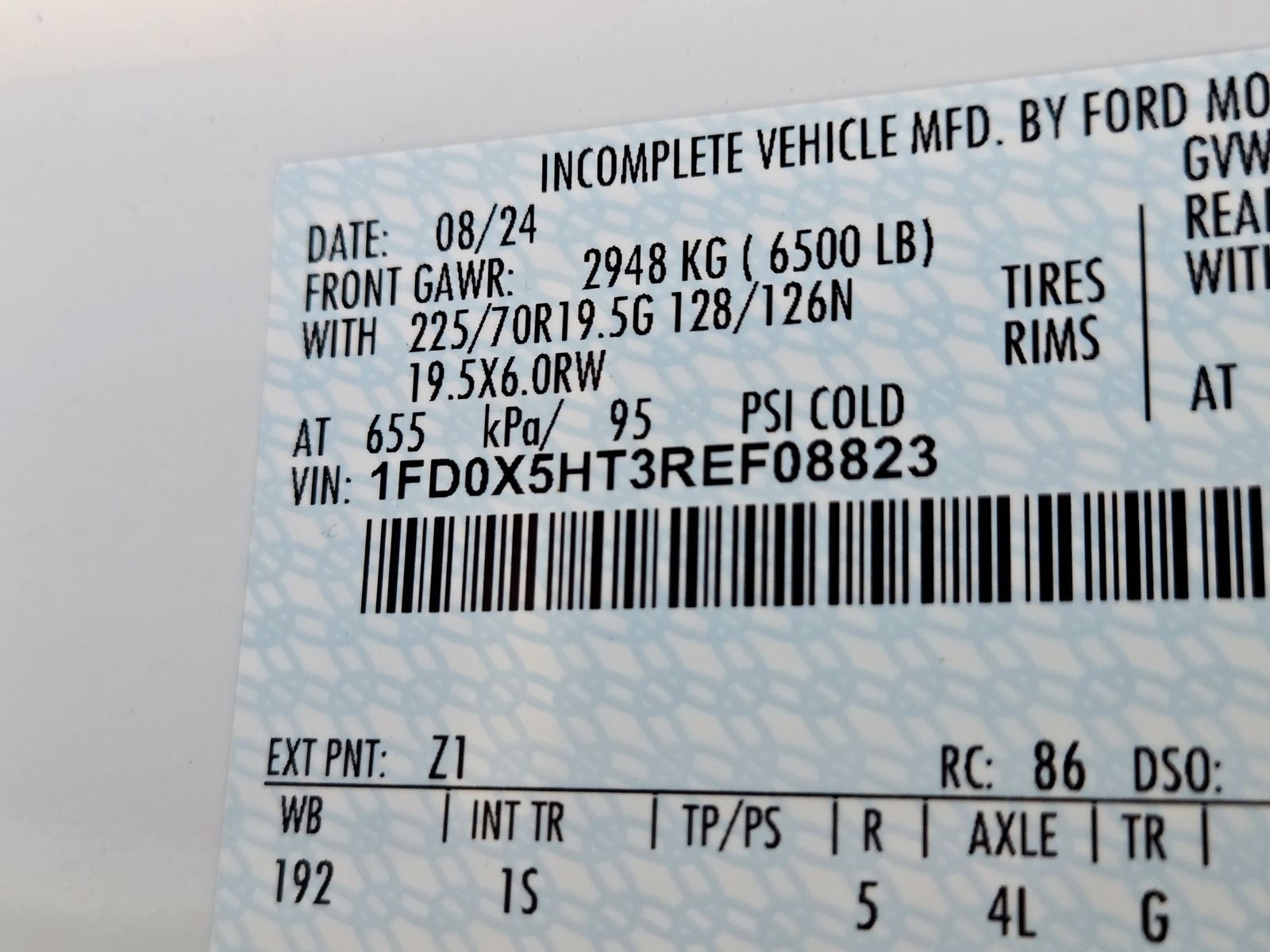 2024 Ford F-550SD XL Fleet