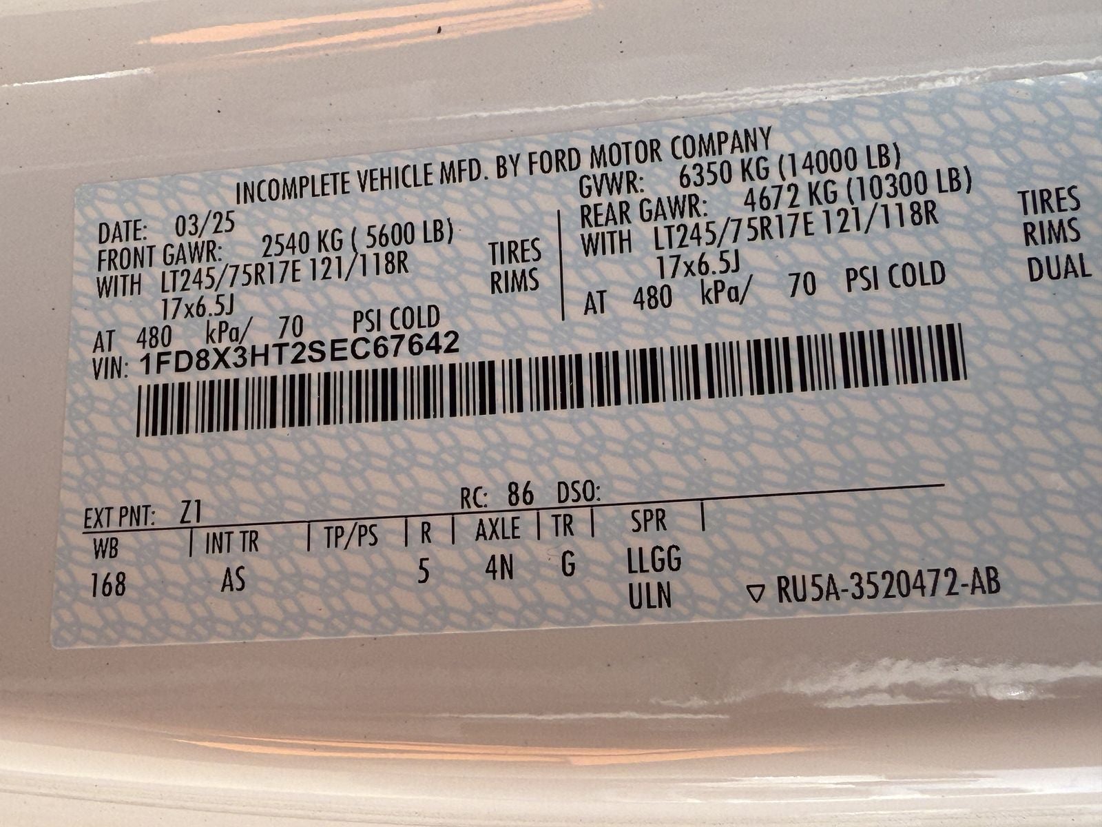 2025 Ford F-350SD XL Fleet