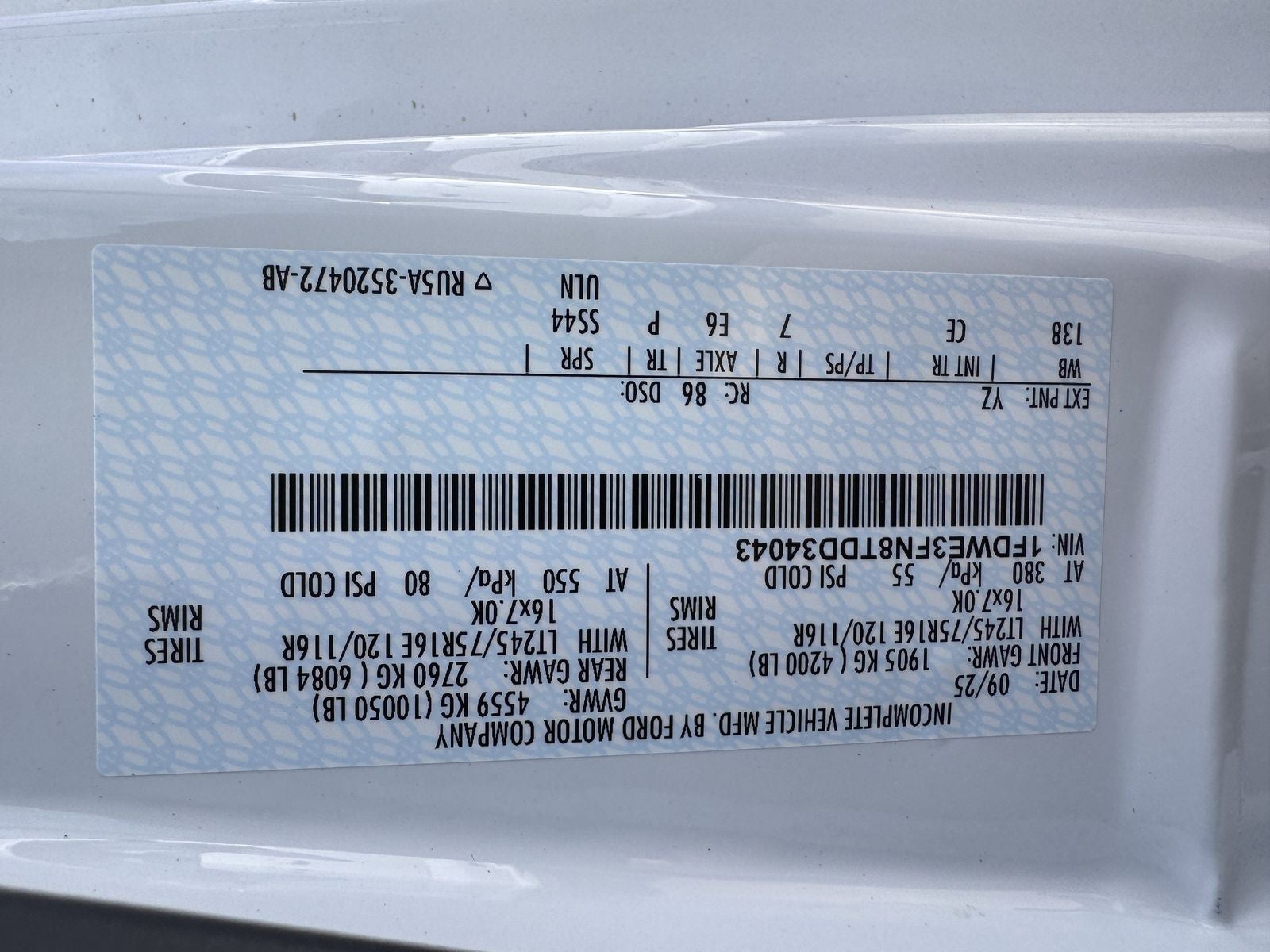 2026 Ford E-350SD Base Fleet