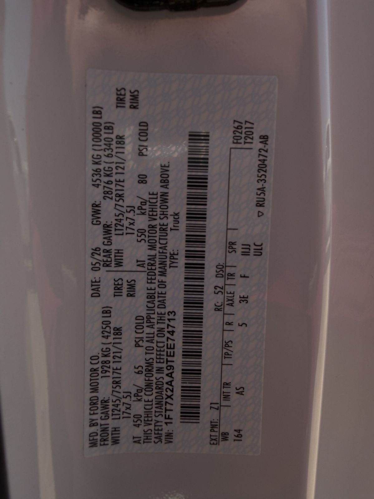 2026 Ford F-250SD XL Fleet