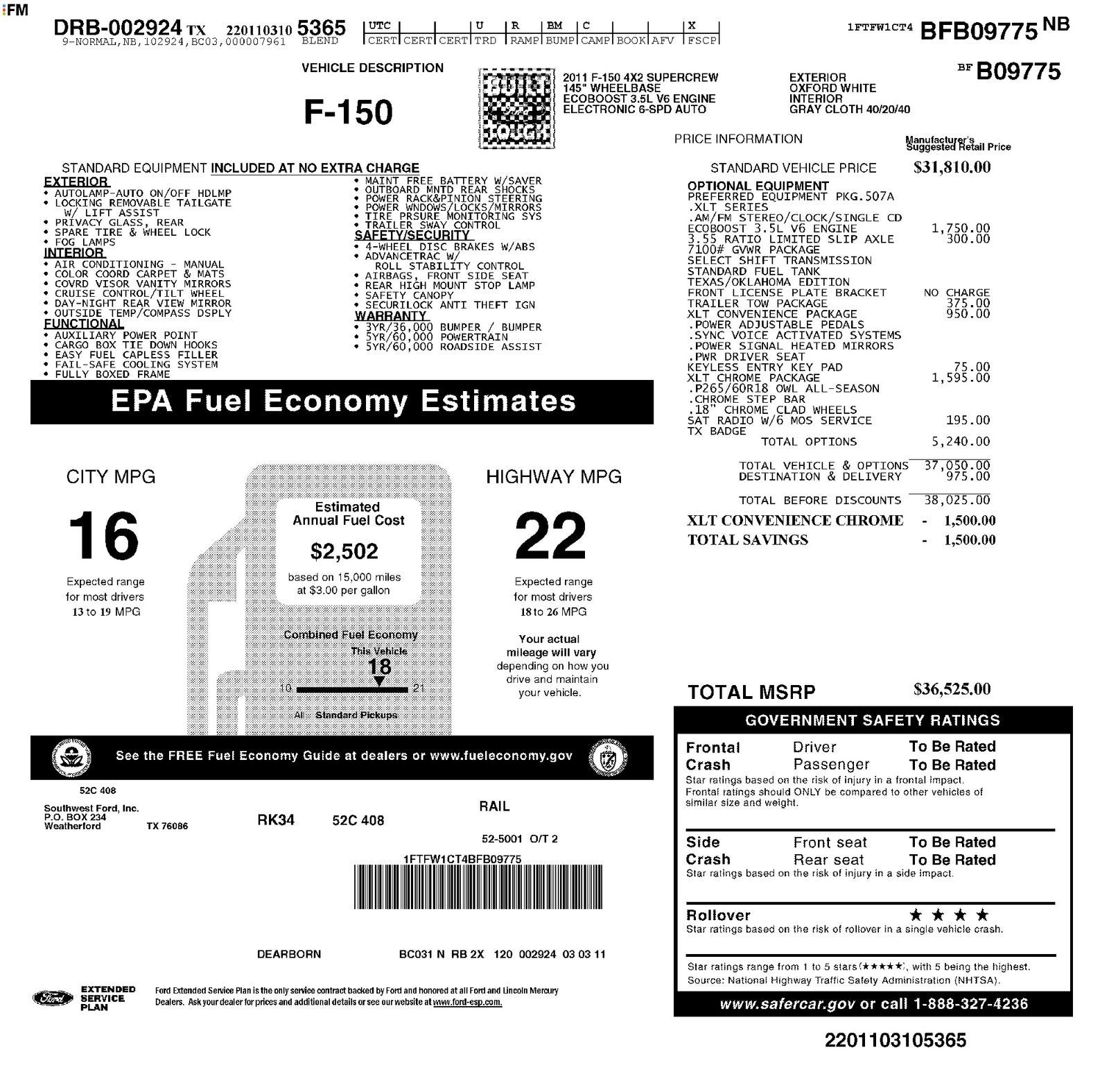 2011 Ford F-150 XLT