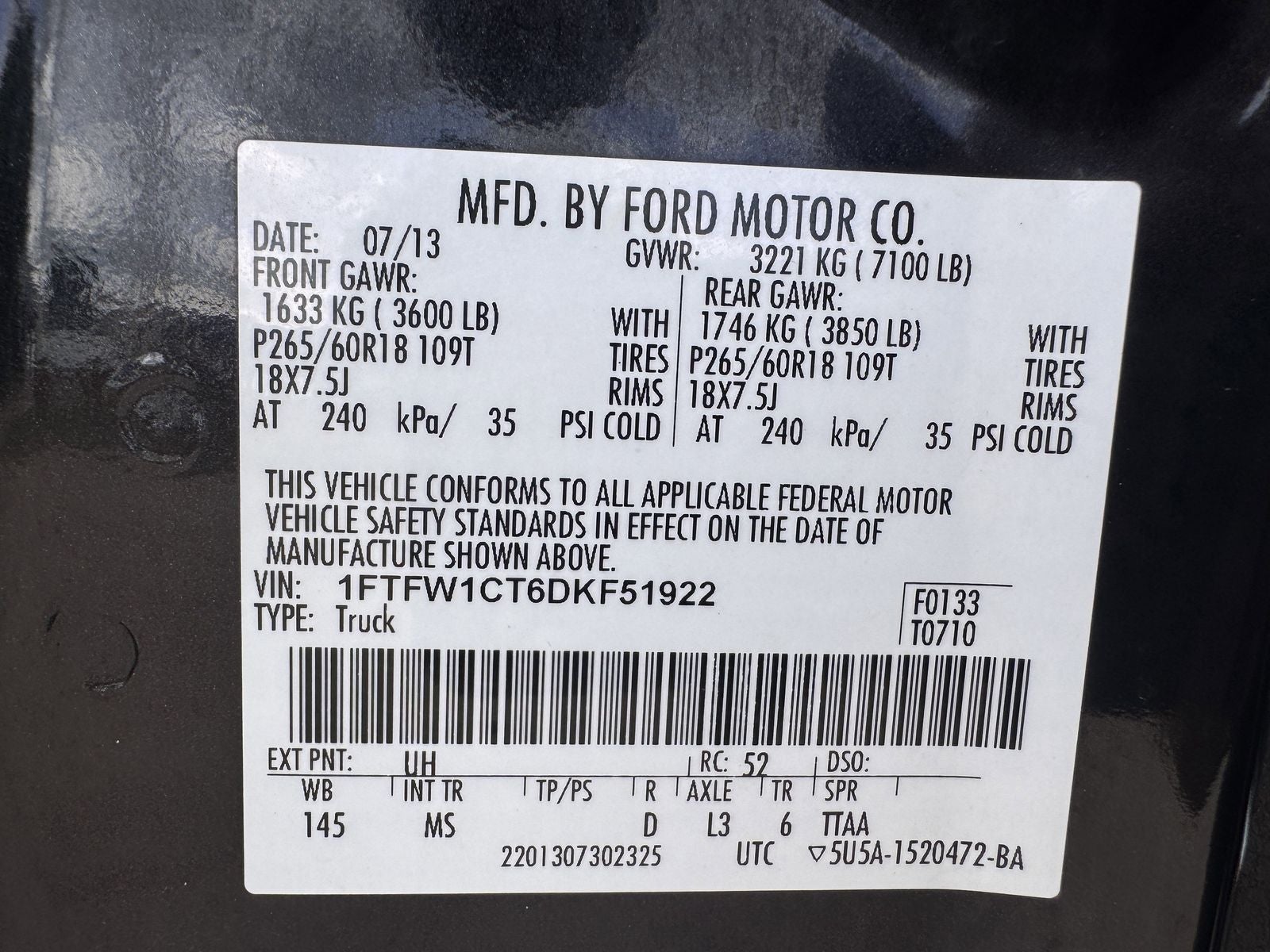 2013 Ford F-150 XLT