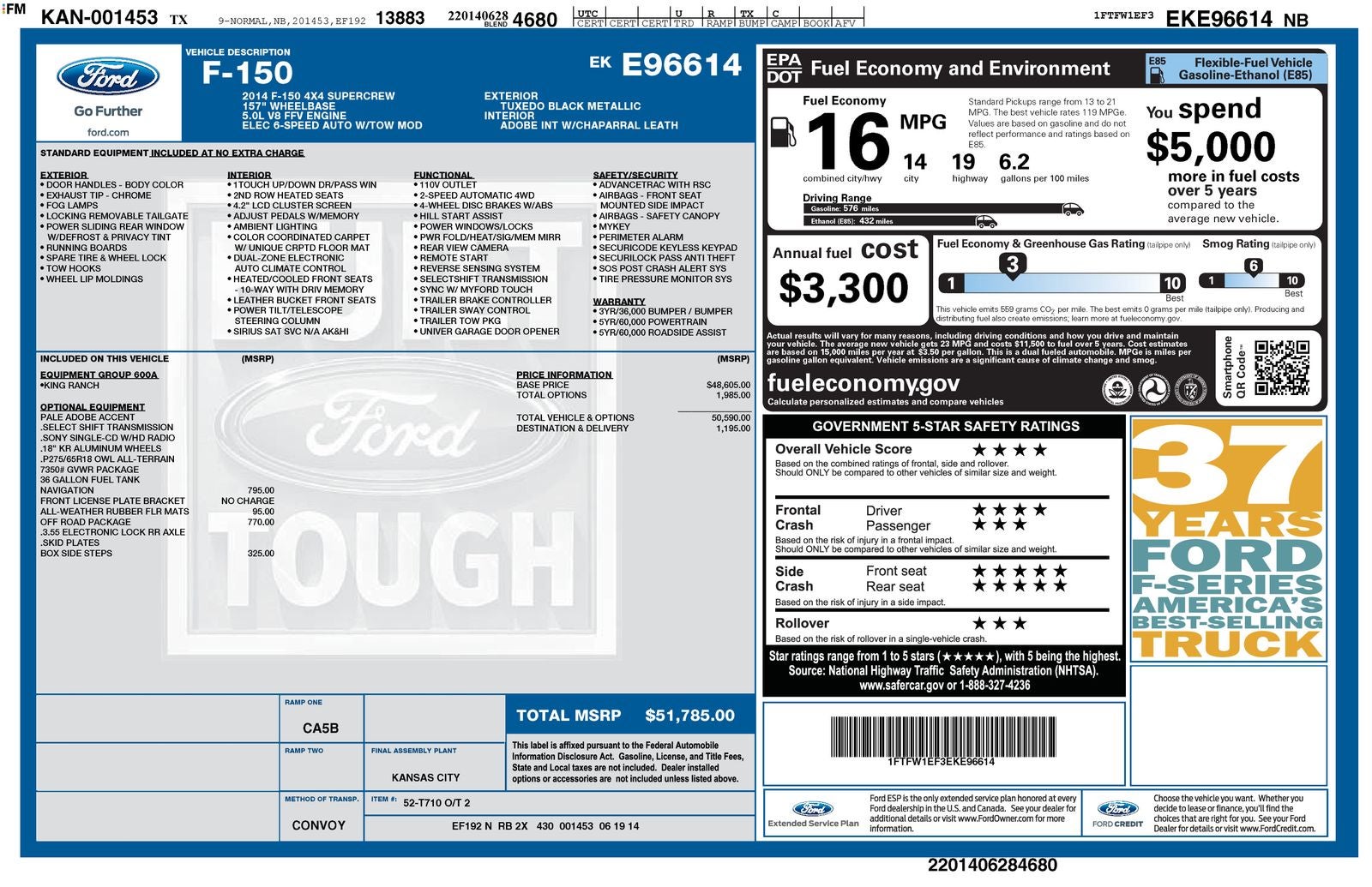 2014 Ford F-150 King Ranch®