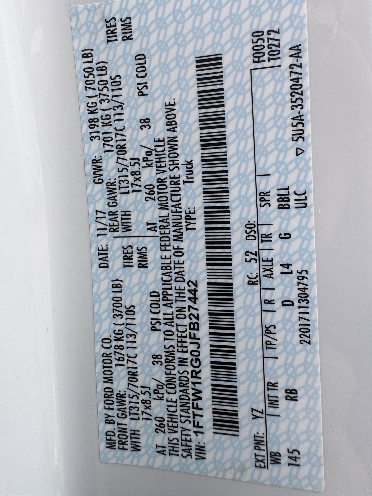 2018 Ford F-150 Raptor