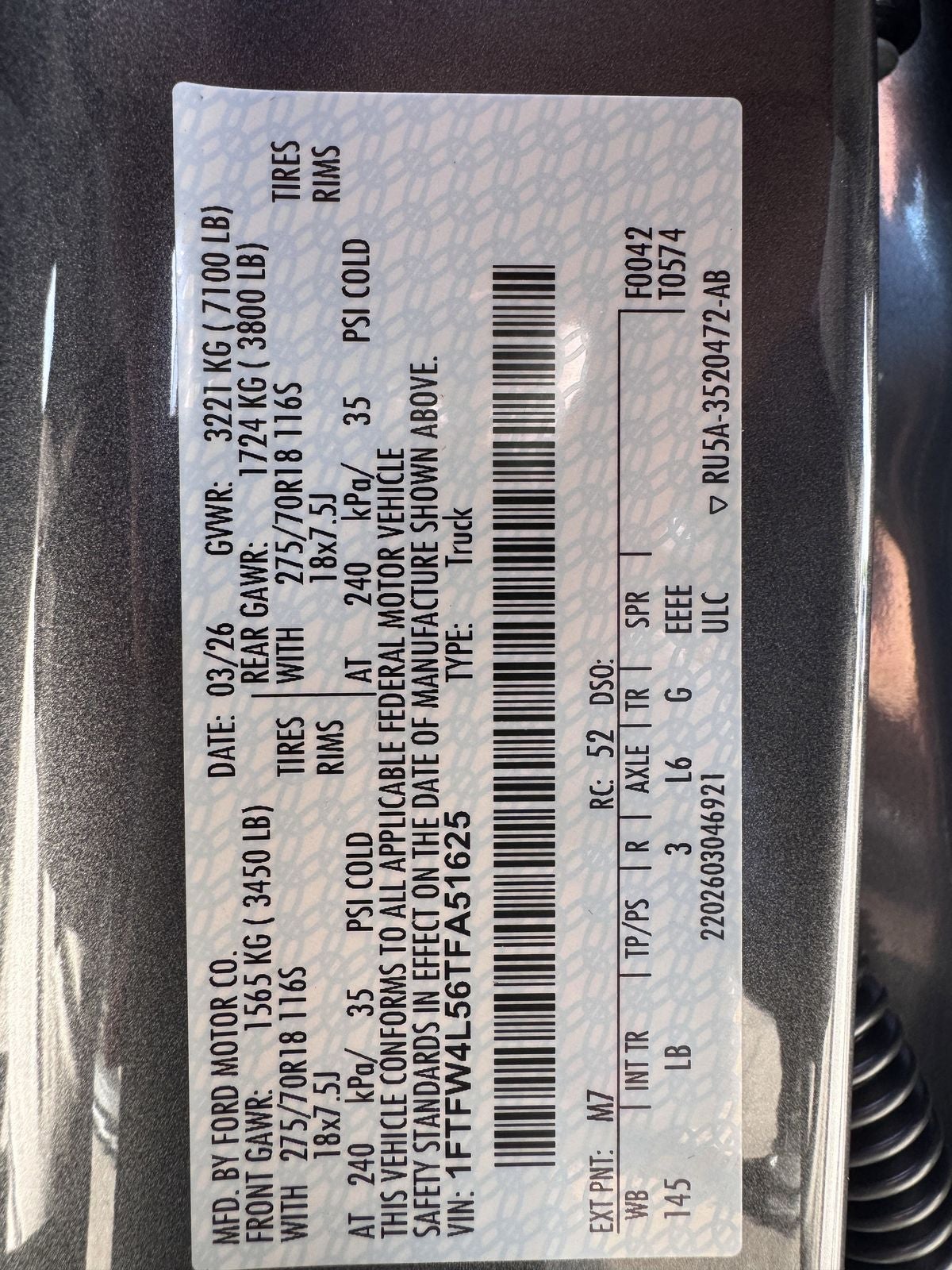 2026 Ford F-150 Tremor®