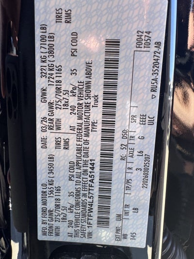 2026 Ford F-150 Tremor®