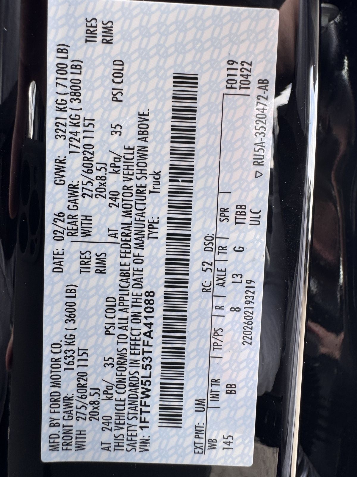 2026 Ford F-150 Lariat