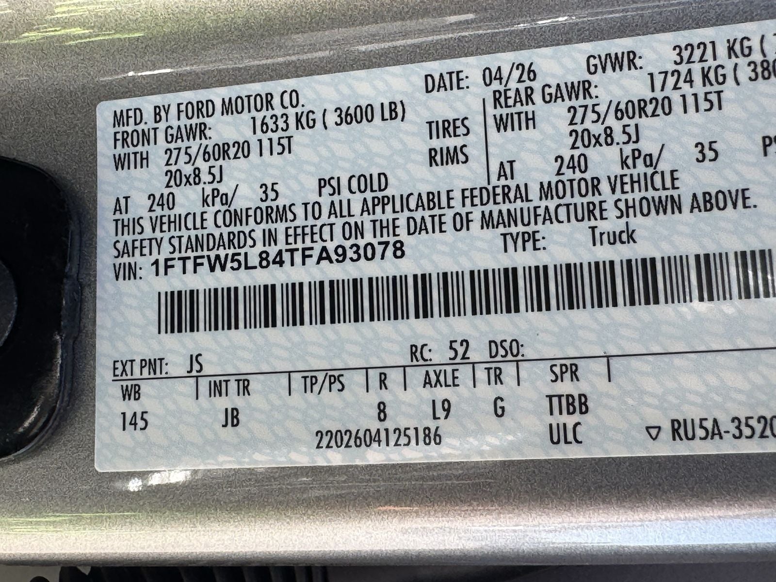 2026 Ford F-150 Lariat