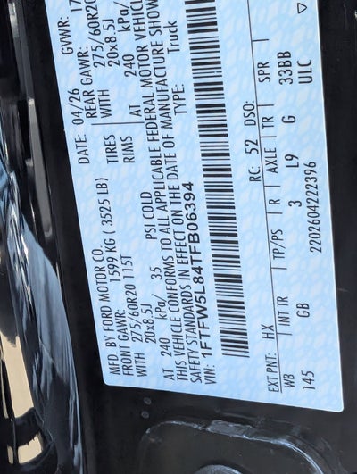 2026 Ford F-150 Lariat