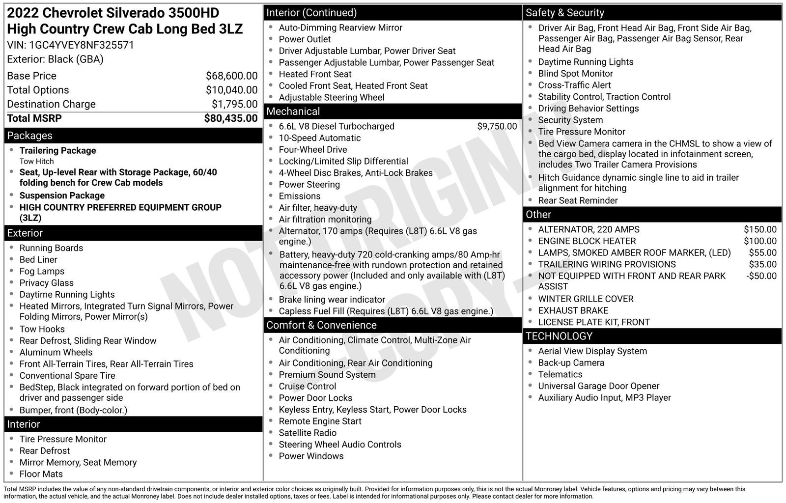 2022 Chevrolet Silverado 3500HD High Country
