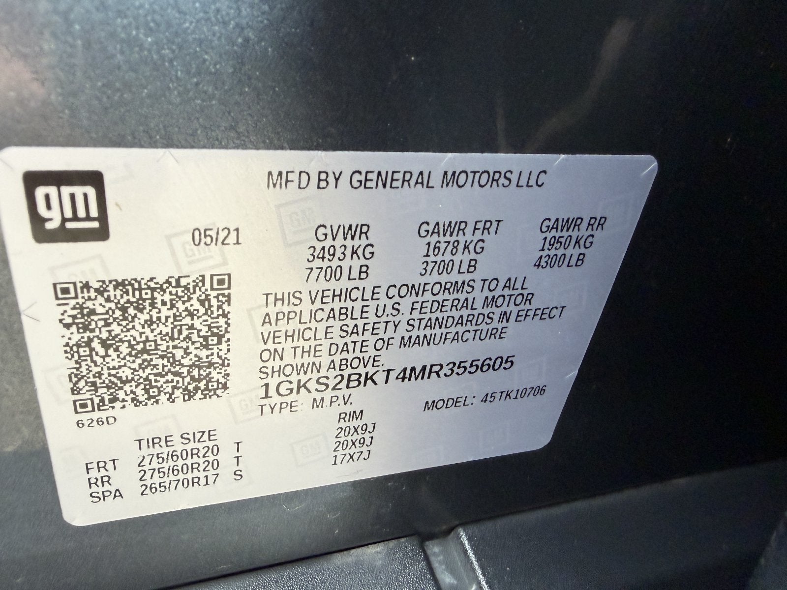 2021 GMC Yukon SLT