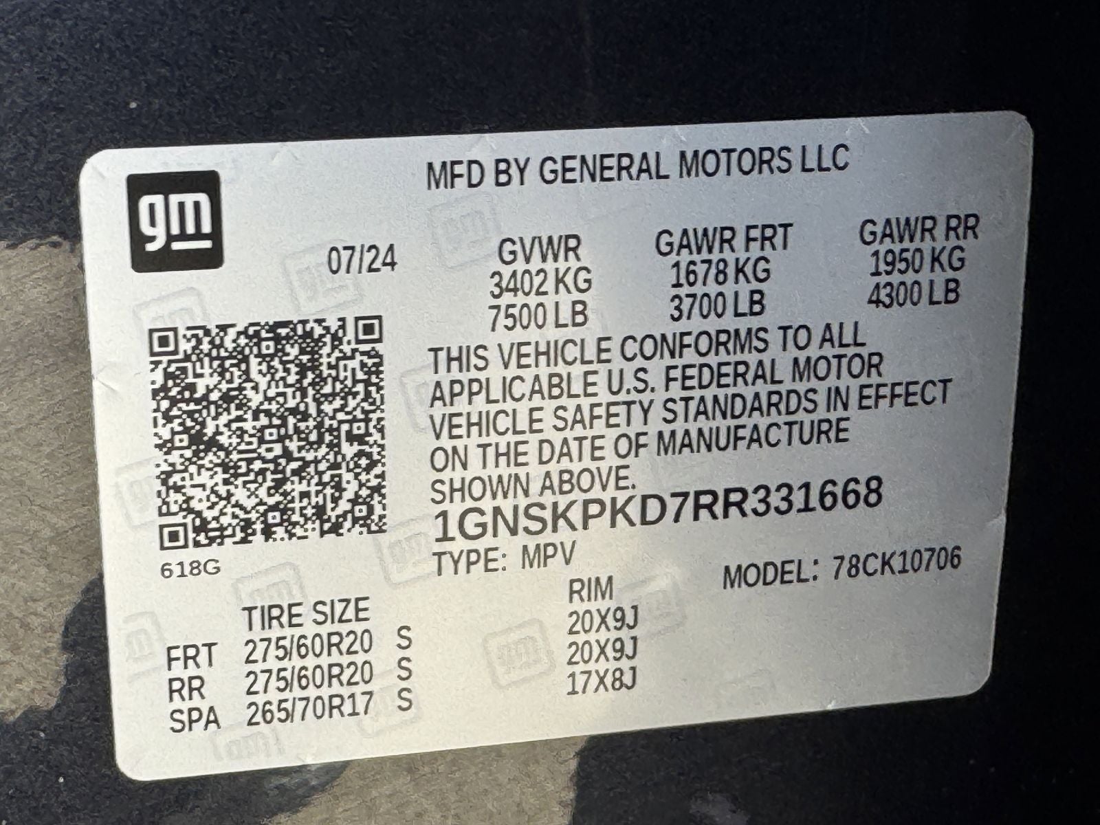 2024 Chevrolet Tahoe Z71