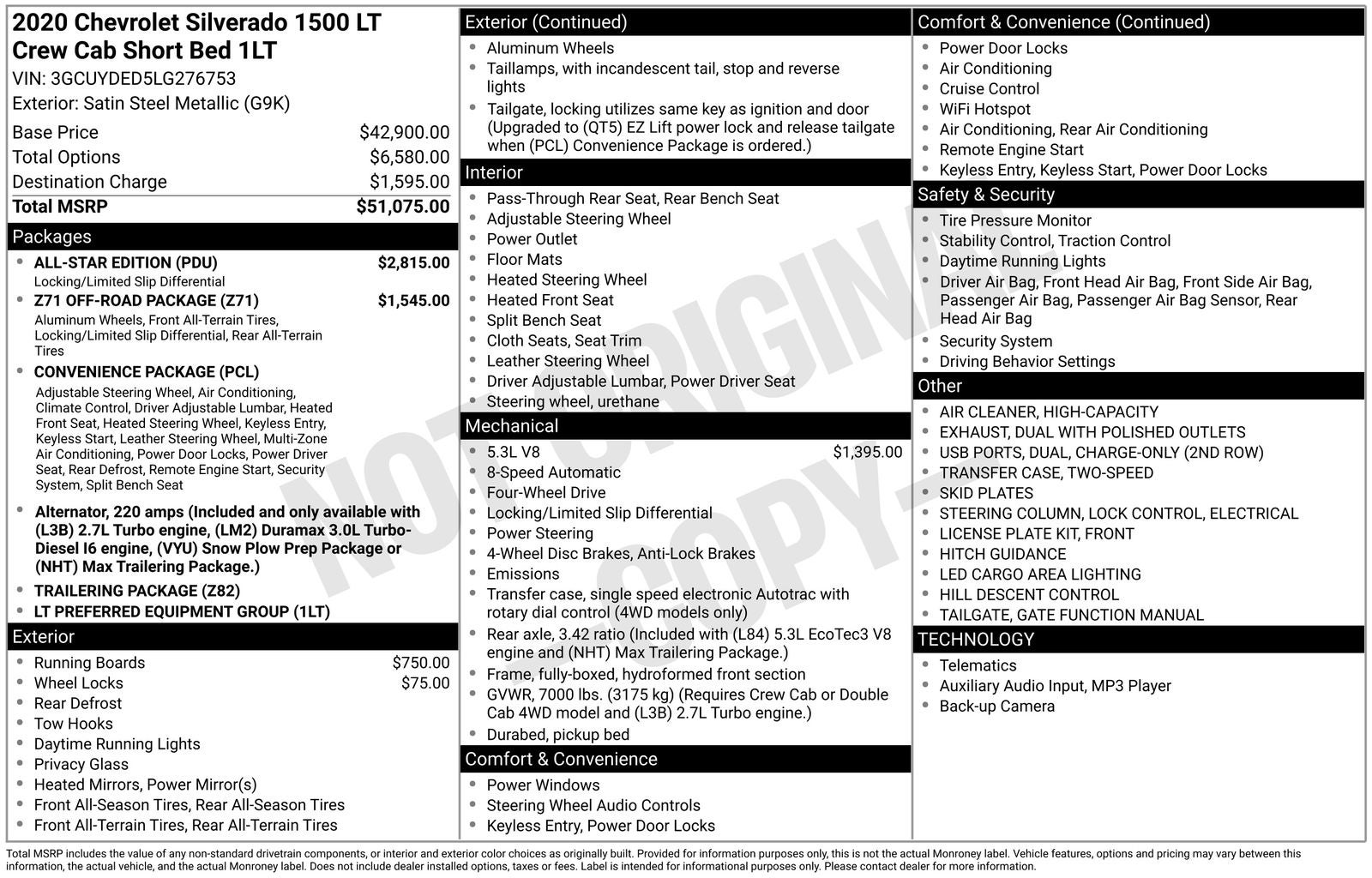 2020 Chevrolet Silverado 1500 LT