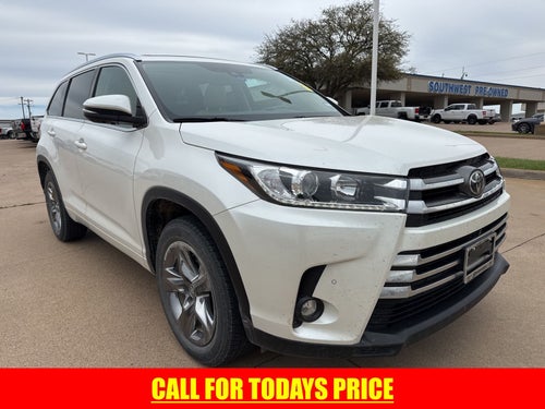 2019 Toyota Highlander Limited Platinum