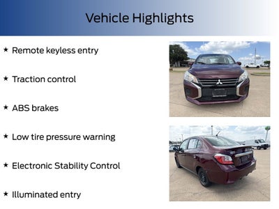 2022 Mitsubishi Mirage G4 ES