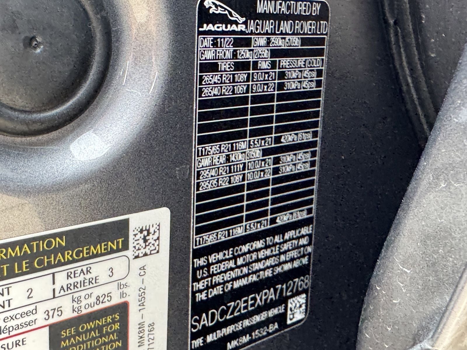 2023 Jaguar F-PACE SVR