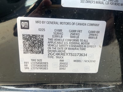 2025 Chevrolet Silverado 2500HD High Country