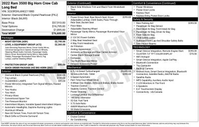 2022 RAM 3500 Big Horn
