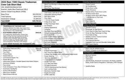2022 RAM 1500 Classic Tradesman