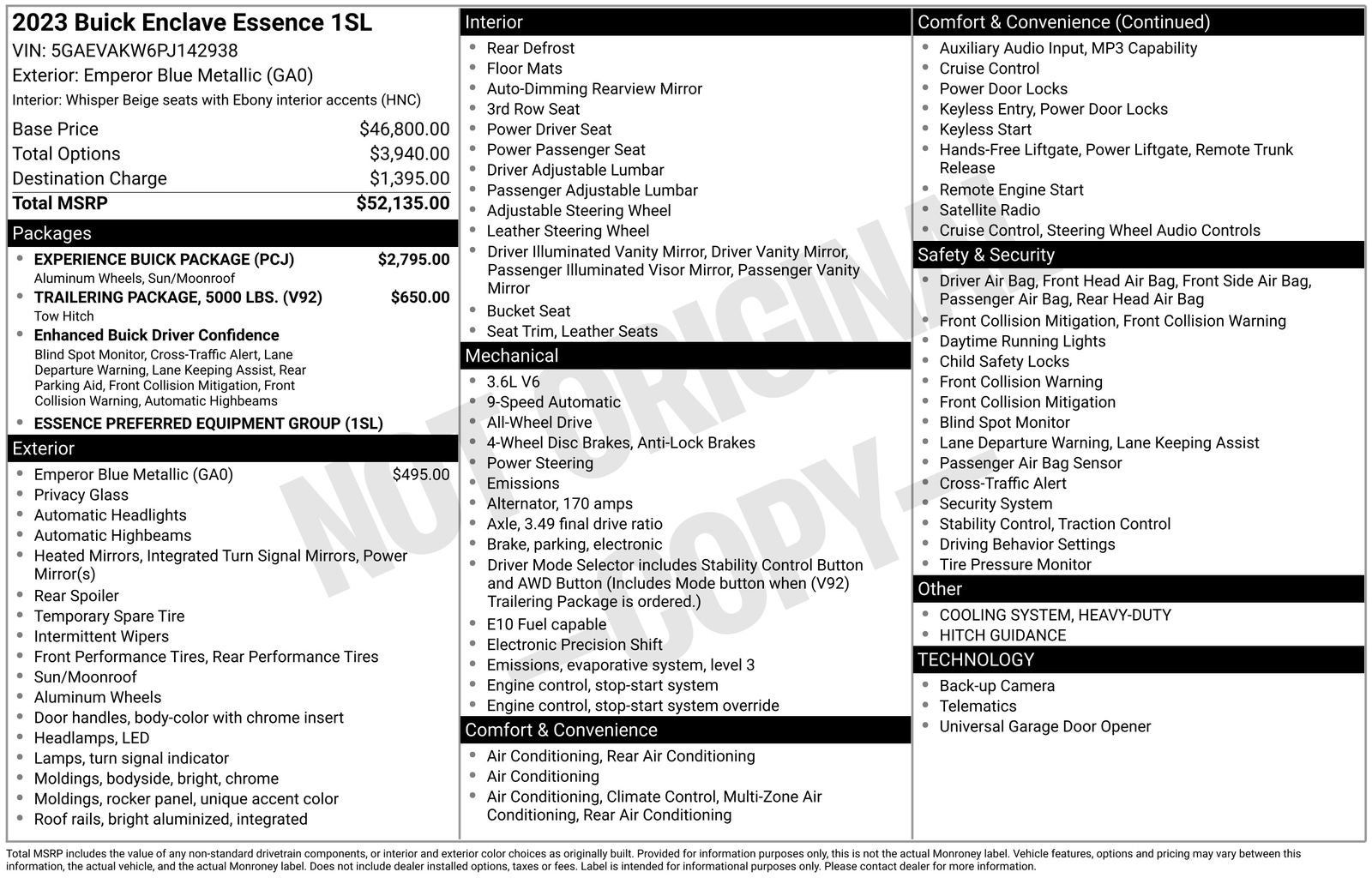 2023 Buick Enclave Essence