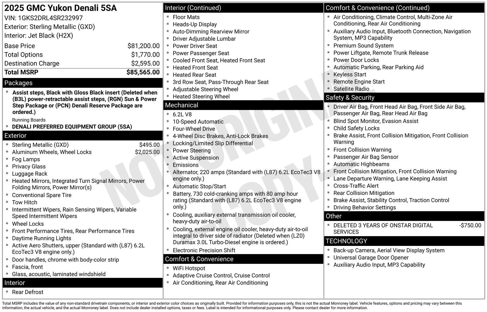 2025 GMC Yukon Denali