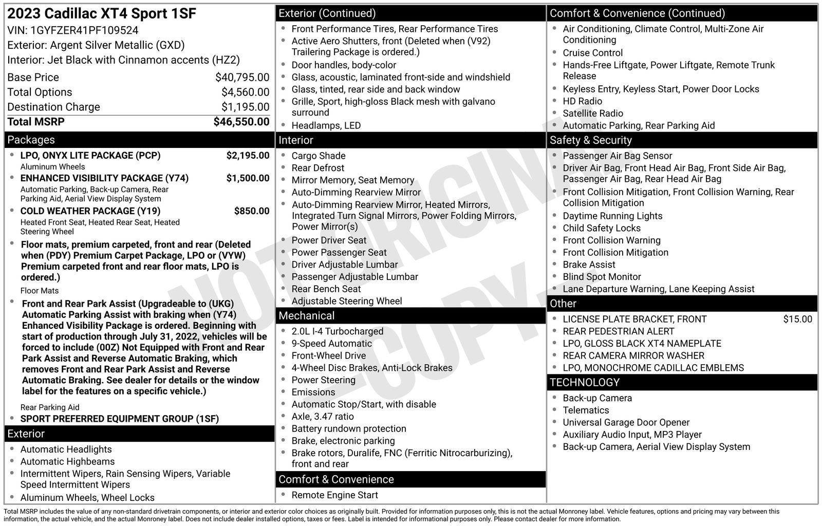 2023 Cadillac XT4 Sport