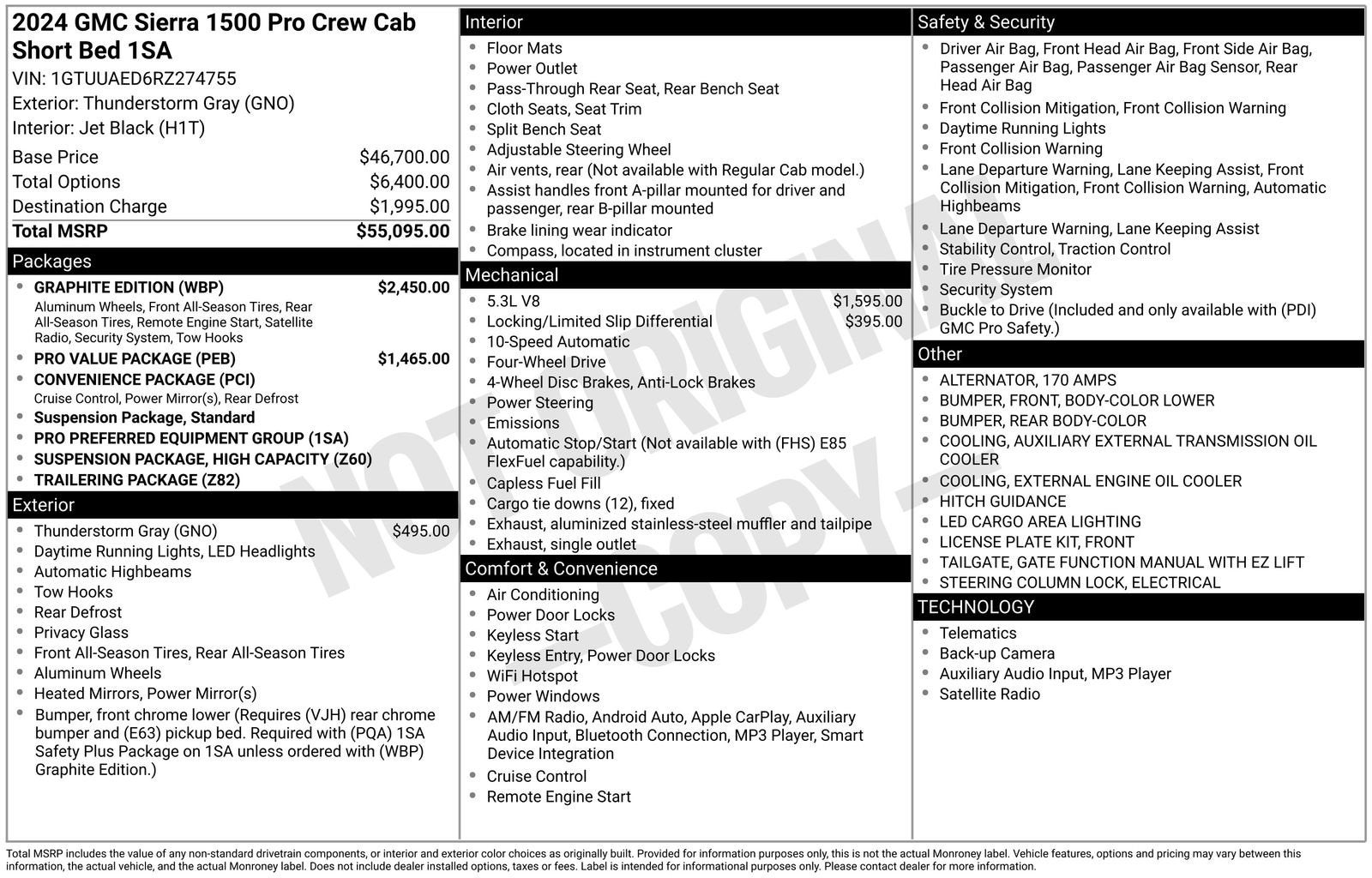 2024 GMC Sierra 1500 Pro