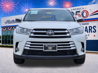 2019 Toyota Highlander Limited Platinum