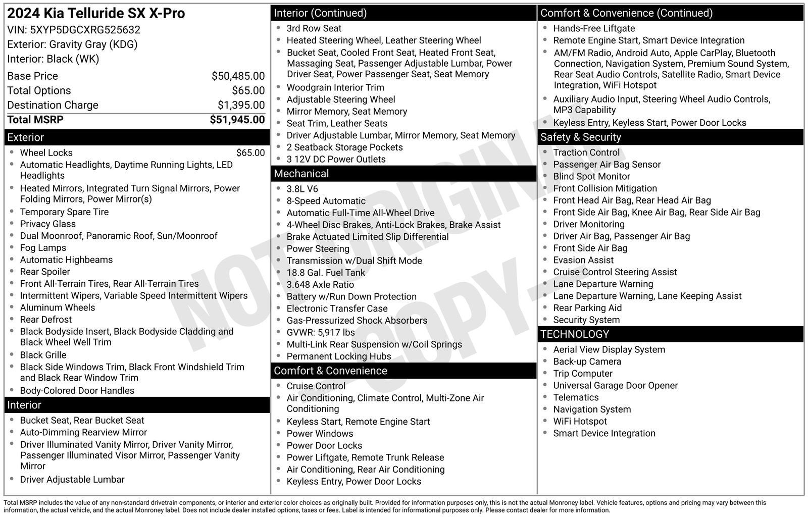 2024 Kia Telluride SX X-Pro